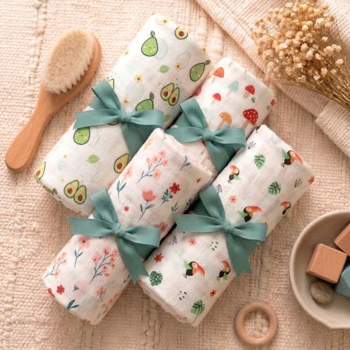 Babyhug Premium Muslin Wraps (Pack of 4)