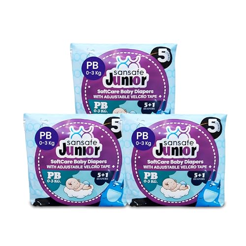 Pee Safe Biodegradable Baby Diaper Pants Size 3 (5-10 kg) - 30 Count