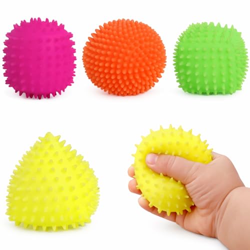 Lictin Soft Fabric Sensory Ball Set (6-Pack)