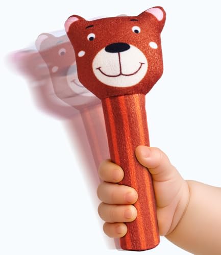 Miss & Chief Rattle Bear Soft Toy