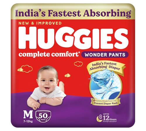 Nappa Comfort Baby Diapers Medium Size Pack of 48