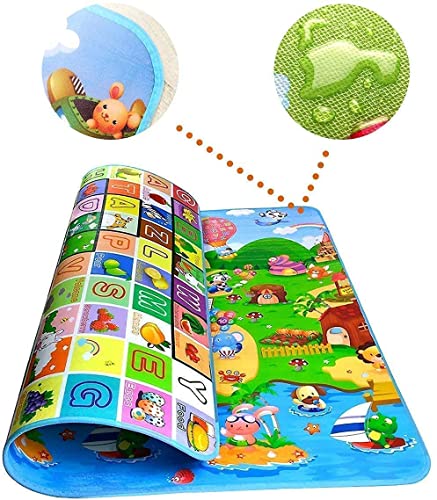 Babyhug Foam Play Mat (6-piece set) with Non-Slip Base