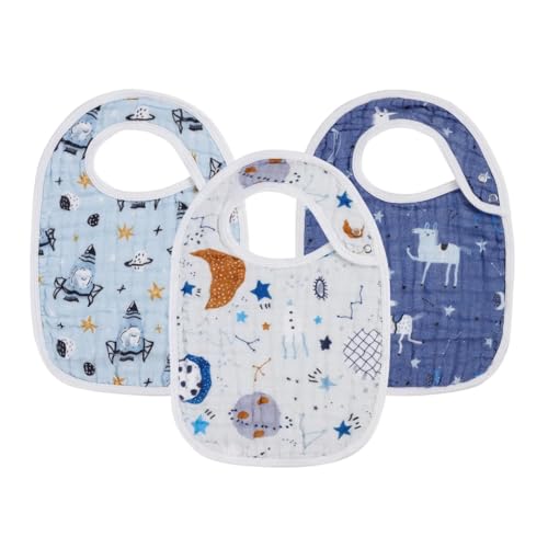 Nino Bambino Organic Cotton & Bamboo Viscose Bibs (Pack of 3)