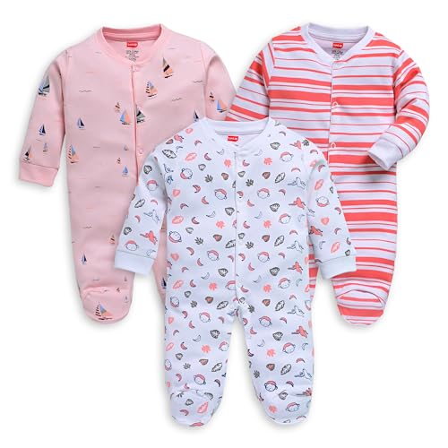 LuvLap Full Front Snap Baby Dungarees Overalls