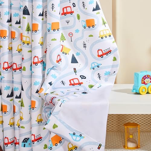 Nicoya Blackout Curtains for Kids Rooms (Set of 2, 4ft x 5ft)