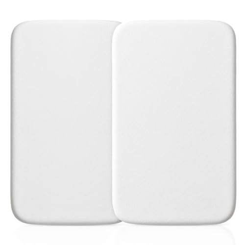 Chicco Next2Me Crib Fitted Sheet (White, 2-Pack)