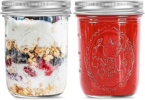 Neelam Foodles Glass Airtight Jars with Locking Lids (Set of 2)