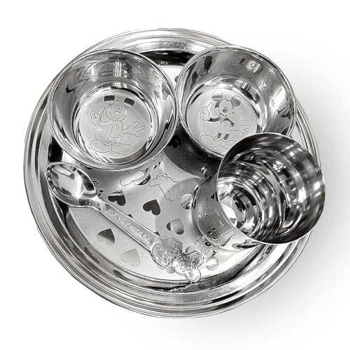 Stainless Steel Baby Bowl Set with Lids (Pack of 2)