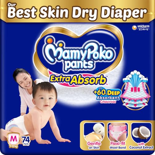 Mamy Poko Pants Extra Absorb Diaper Pants Size 3 (7-12 kg)