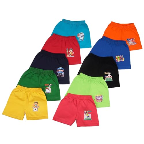 FirstCry Baby Boy/Girl Shorts - Cotton Blend