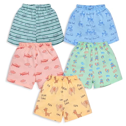 LuvLap Pure Cotton Baby Shorts