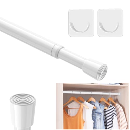 Portable Blackout Curtain Rod Set 100-200cm Adjustable Tension