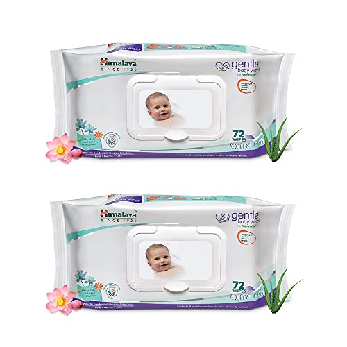Himalaya PureHands Baby Wipes (Pack of 72)
