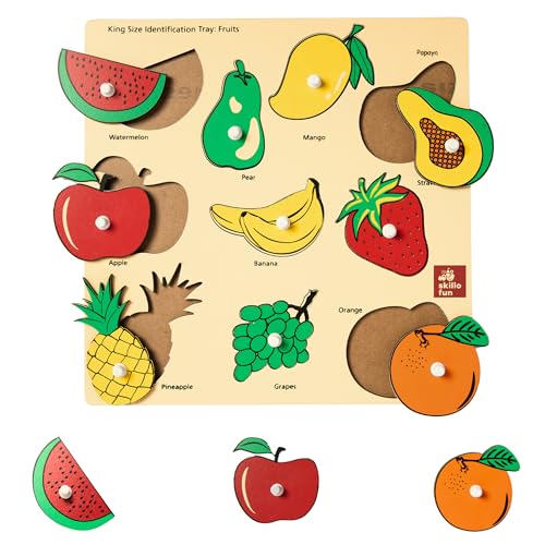 Skillofun Wooden Peg Puzzle