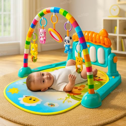 LuvLap Floor Gym Play Mat with Detachable Toys