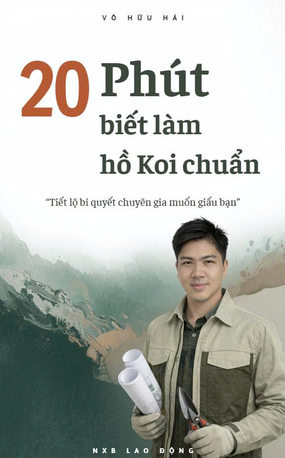 20 Phút biết làm hồ Koi chuẩn
