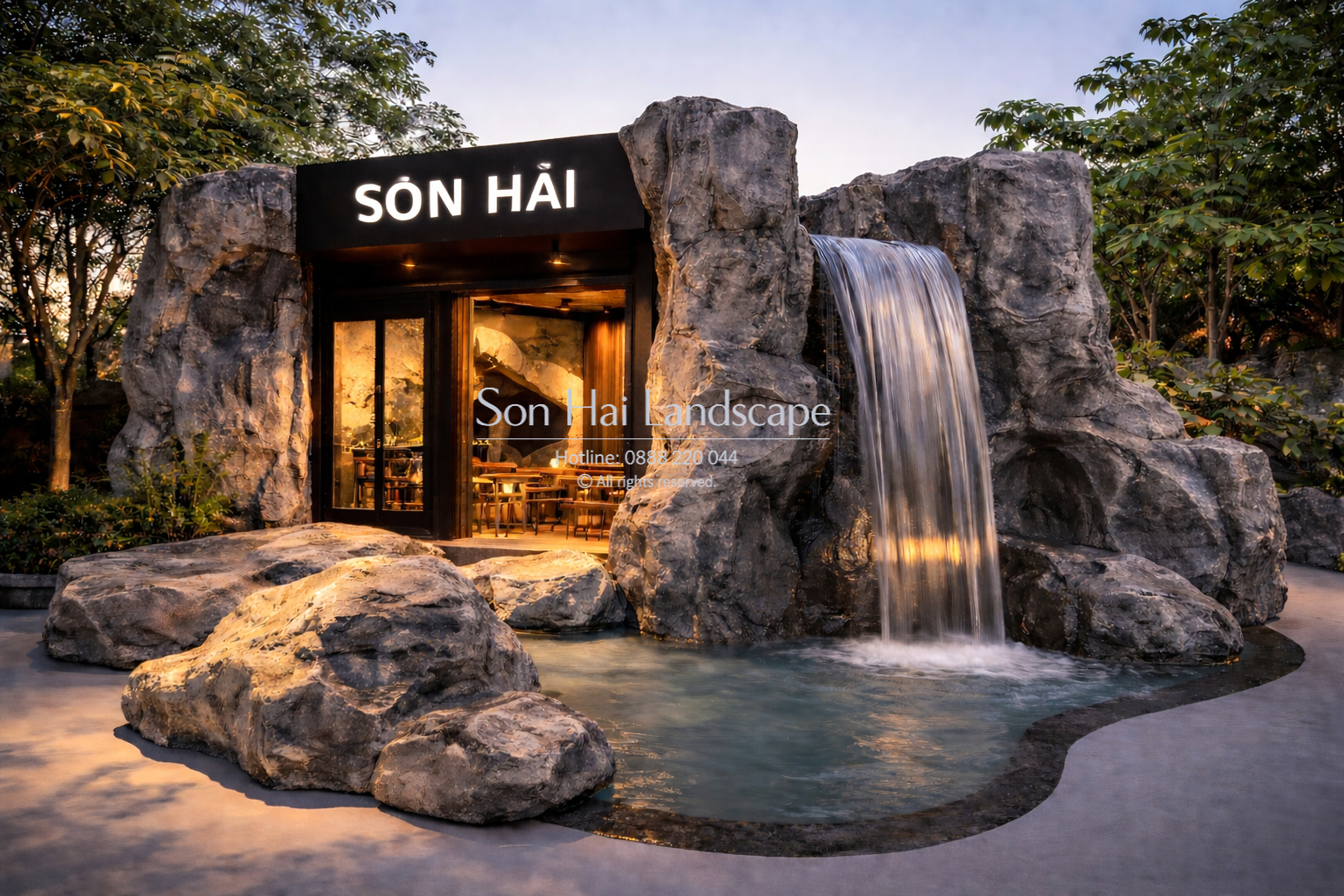 Hình ảnh đá nhân tạo nghệ thuật 36