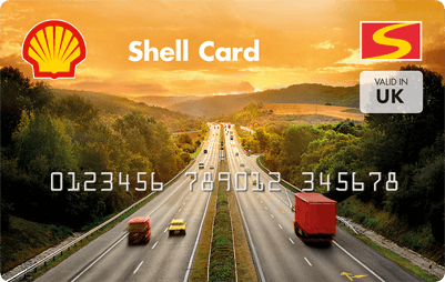 Shell fuel card for couriers useable on the M6 and accepted at multiple brands in the UK