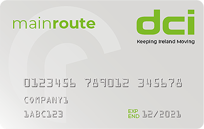 Fuel cards for trucking companies from DCI for main route trucking journeys