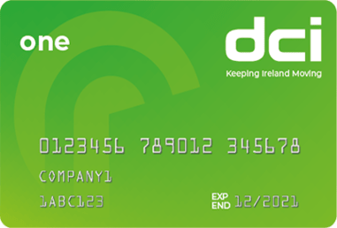 DCI one fuel card for northern ireland