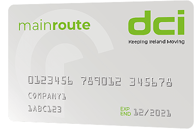 DCI Main Route fuel card
