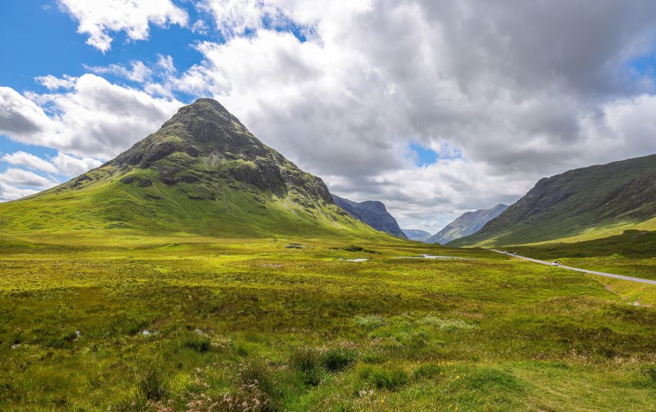 Mountains in the West Highlands of Scotland