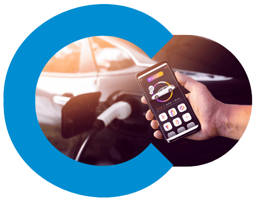 EV charging card Ireland app used to charge phone and monitor EV usage