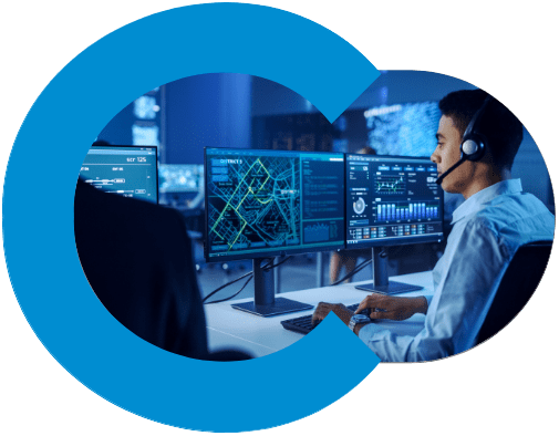 Telematics system on desktop screens