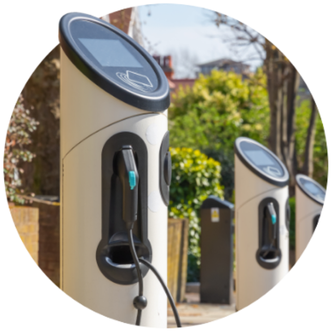 A commercial charge point