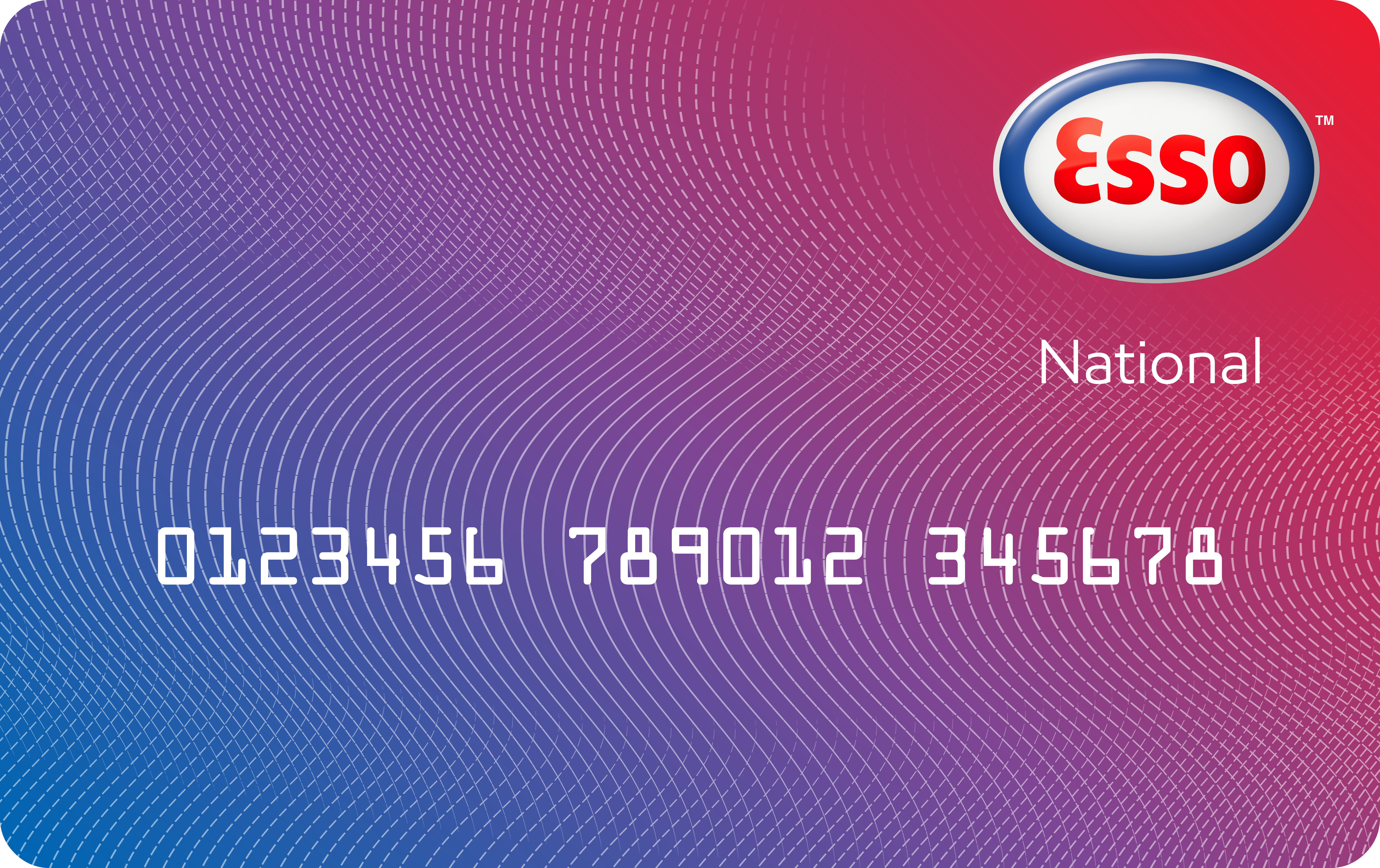 Esso Nationaal Tankpas - Radius