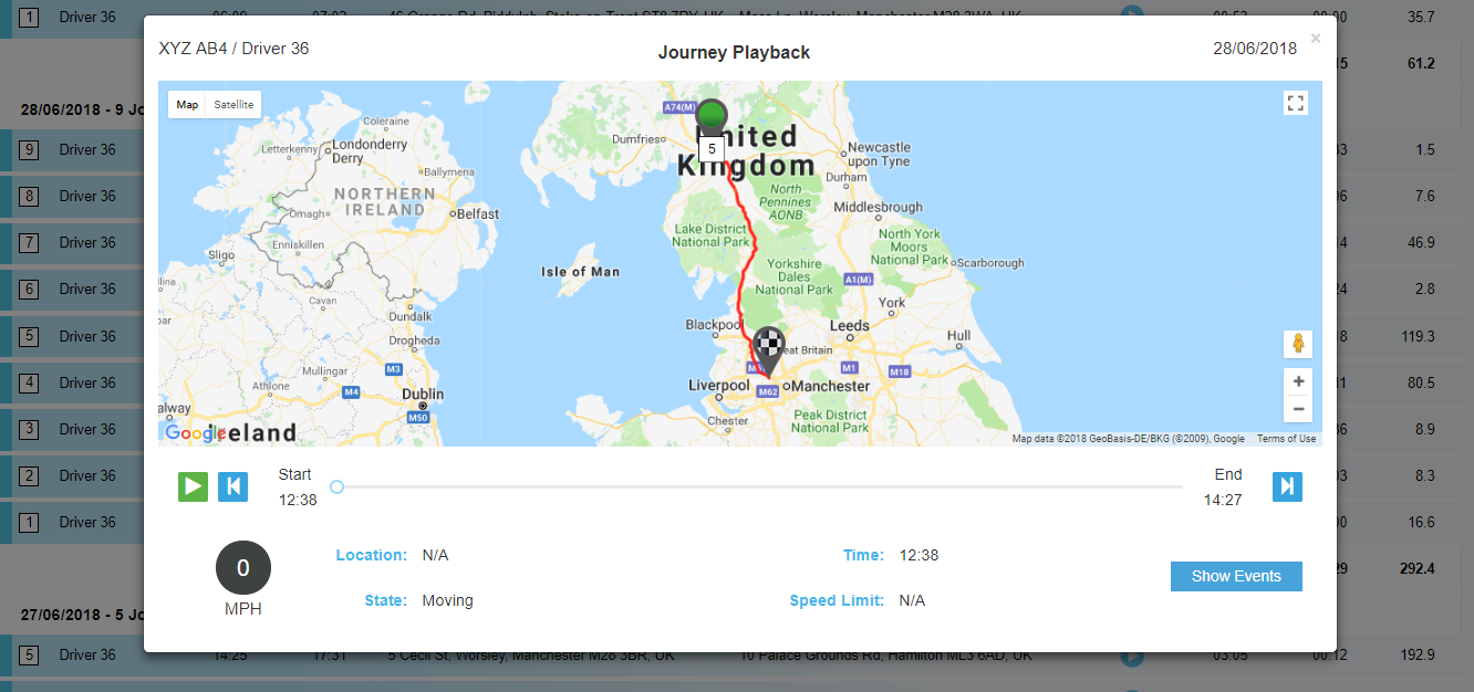 Kinesis Mobile App for Vehicle Tracking and Fleet Management/></p>
<p><strong>Daily Utilisation:</strong></p>
<p>• You’ll notice that the Daily Utilisation report is no longer placed within the Journey History feature, we’ve moved this to a more convenient place. It can now be accessed as part of the Kinesis Reports area of Velocity.</p>
<p>• To make things simpler, you can switch the report between drivers and dates. The flexibility is designed to be more beneficial to the way information can be consumed.</p>
<p>• You’re also able to change the search parameters from within the table view.</p>
<p><strong>Live Map:</strong></p>
<p>• Get a journey history overview by selecting the vehicle pin option from the Live Map screen.</p>
<p><img class=