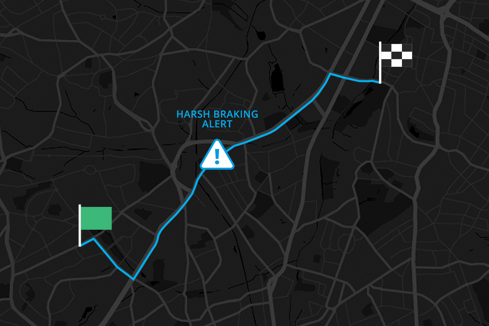 Harsh braking reports