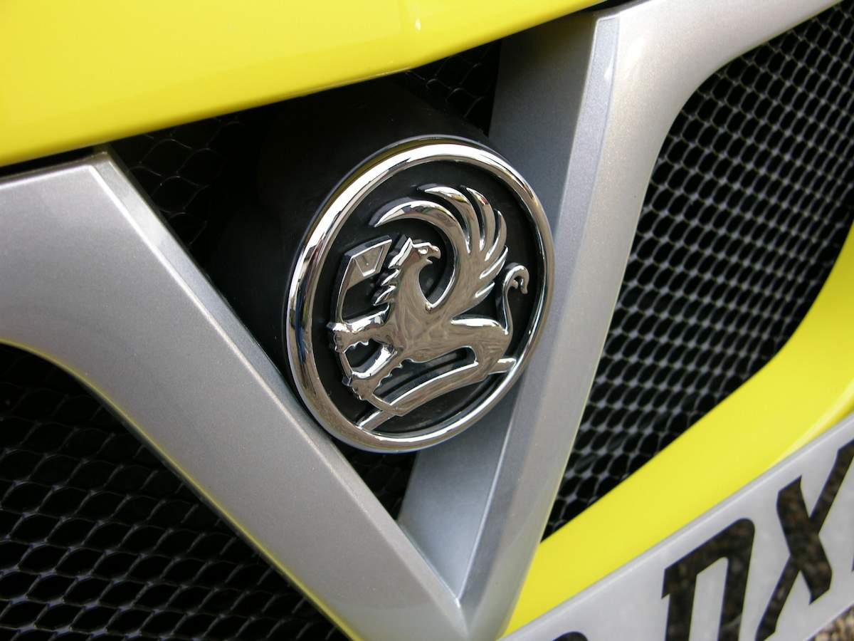 A Vauxhall logo for like this features on all the cars Vauxhall sells