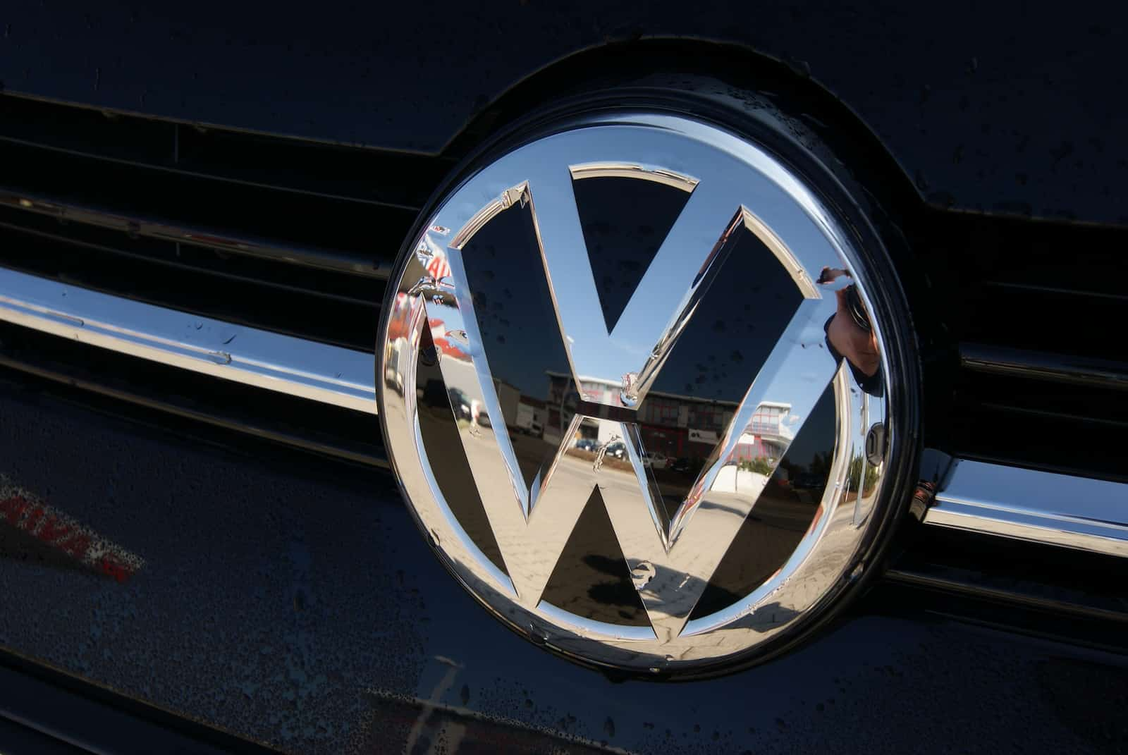 The Volkswagen logo is displayed but you should look beyond the brand when you buy a motor and compare car insurance quotes for the model you like 