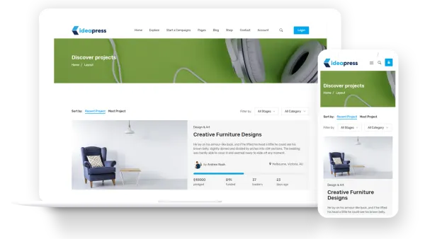 Kickstarter Clone Script
