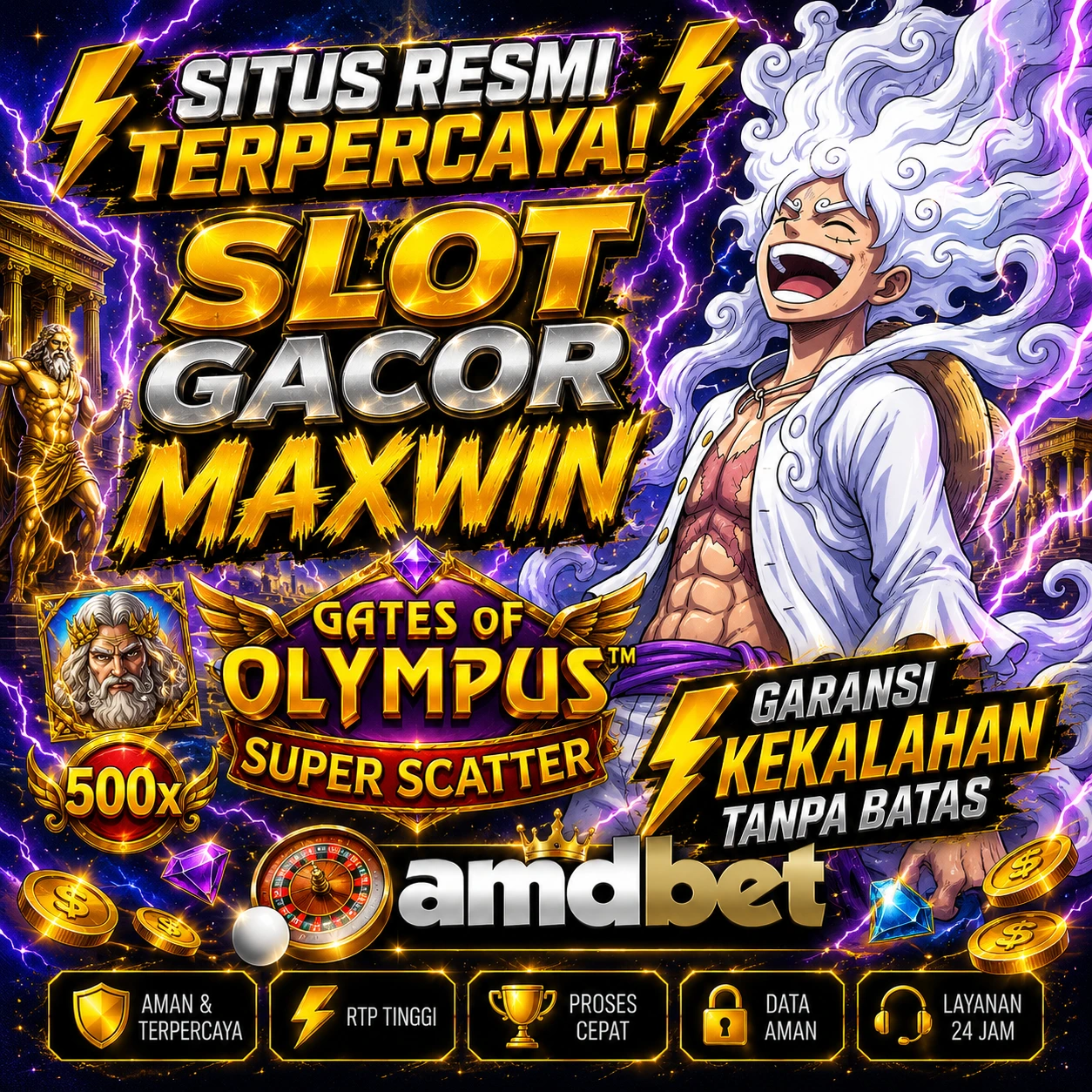 AMDBET: Situs IDN Slot Online Gacor Maxwin Hari Ini dengan Deposit Pulsa Tanpa Potongan