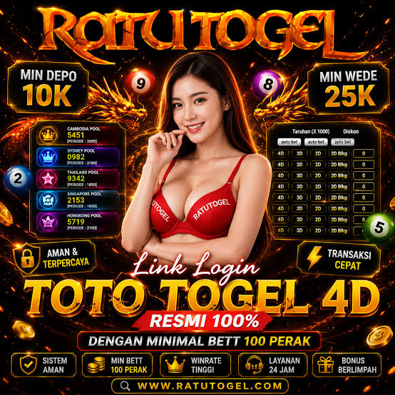 RATUTOGEL: Bandar Situs Toto Slot Online Gacor & Jalur Login Toto Togel 4D Resmi Dengan Provider Terlengkap