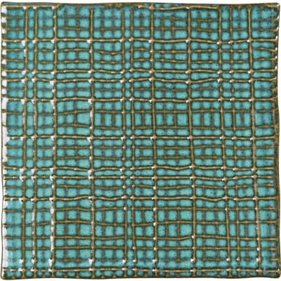 140X140MM HANDMADE TEXTILE MIX EMERALD (A) (140LYNB-02)