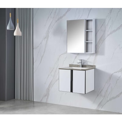 ERN 61628 - CABINET SET (2/2 MIRROR CABINET - 600*700*127MM)