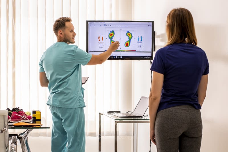 Clínica de podología - Estudio del pie