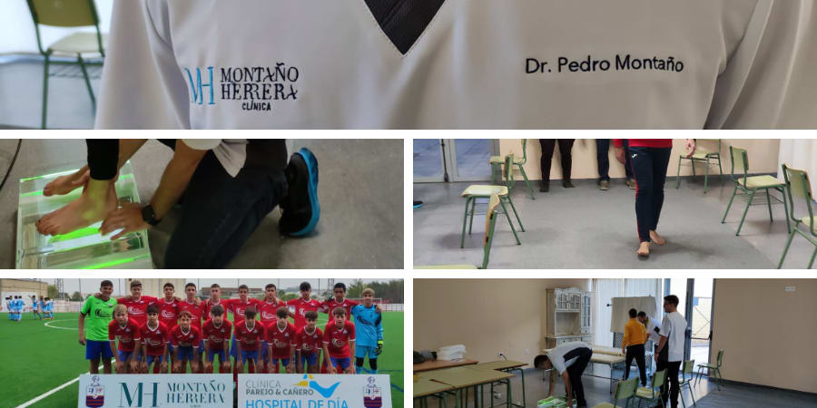 Equipo de podología con equipo de CDF Herrera