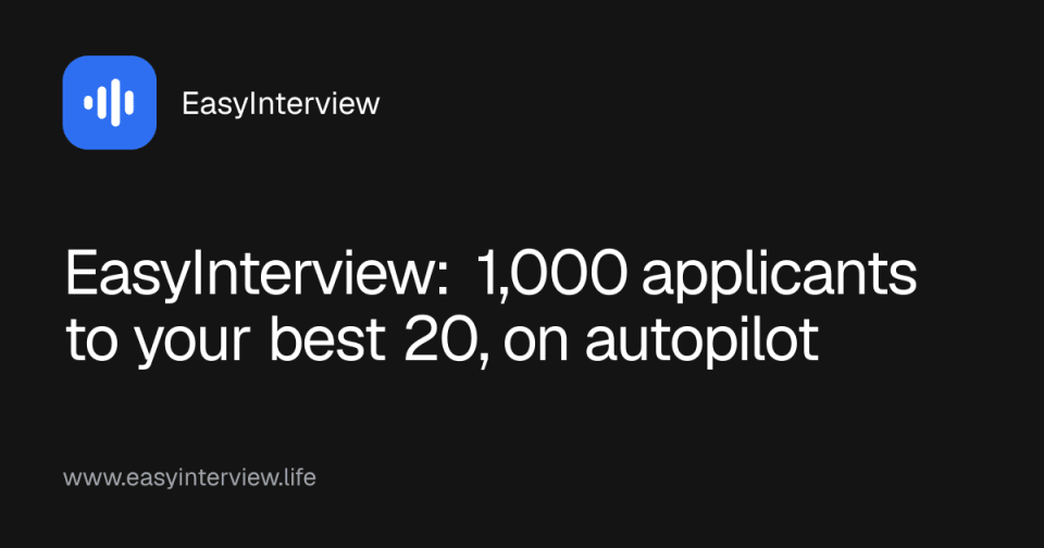 EasyInterview screenshot 1