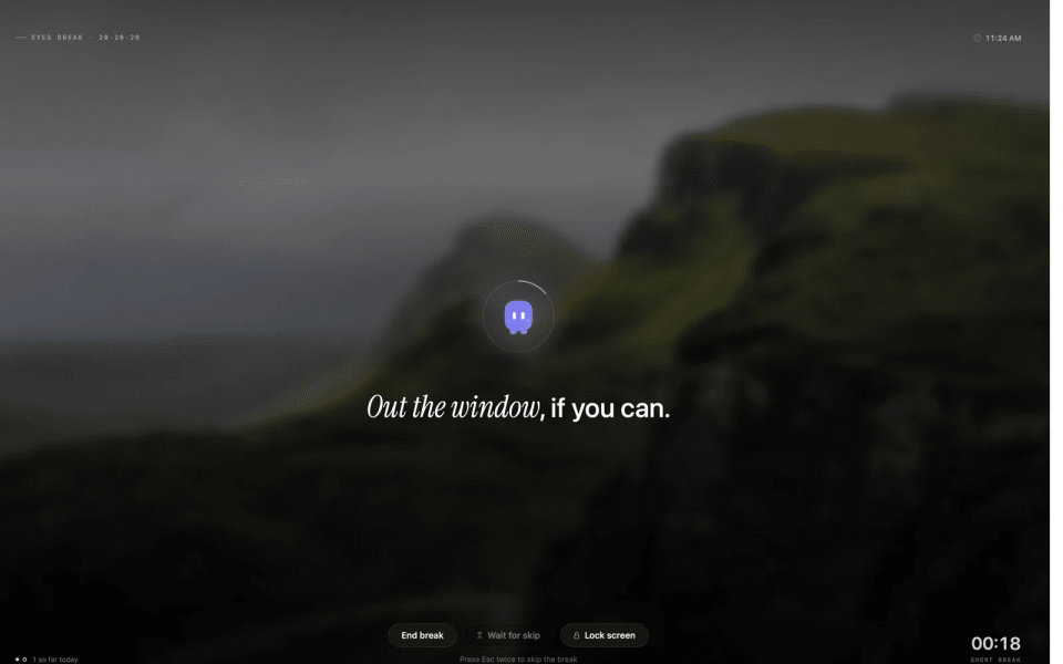 Pausebar screenshot 2