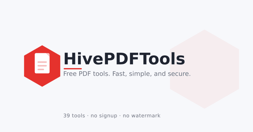 HivePDFTools screenshot 1