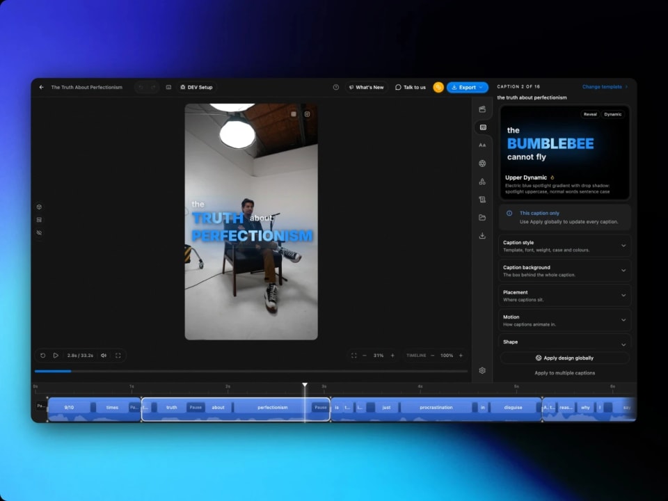 VideoCaptions.ai screenshot 2