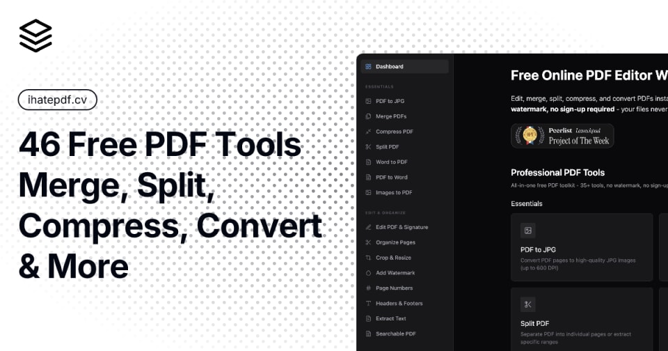 ihatepdf.cv screenshot 1