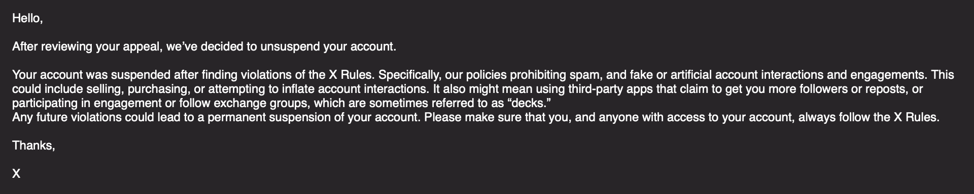 kalash vasaniya - medium account suspension story