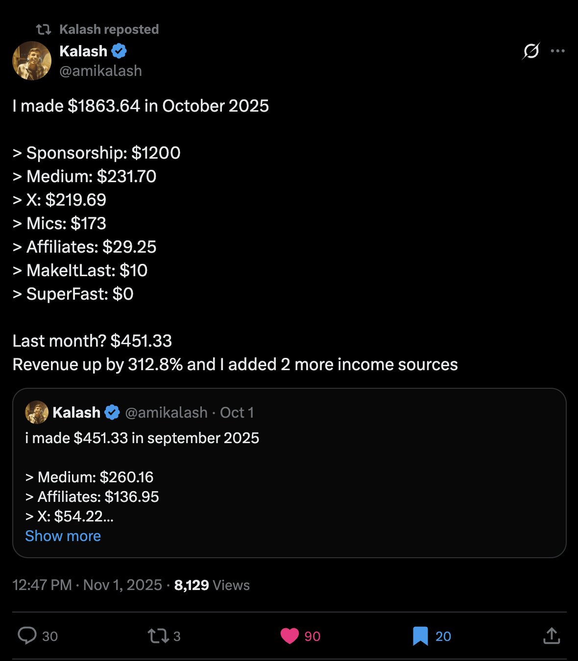 kalash vasaniya - 2025 passive income