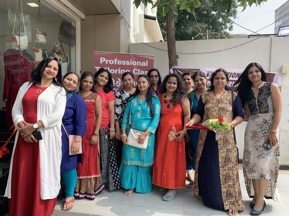 Tailoring Class Group Photo