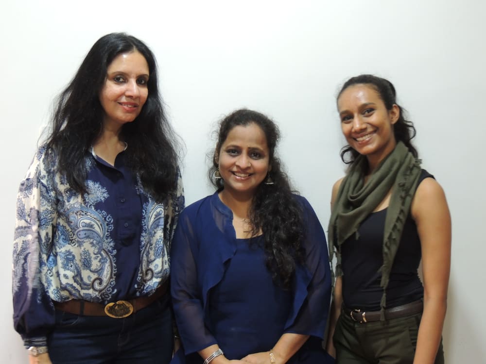 Three Women Group Portrait